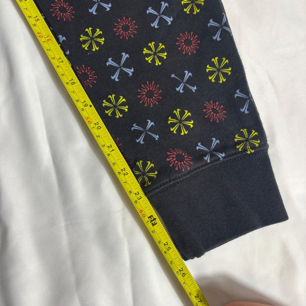 Nike Mens Sportswear Jogger Sweatpants Black All Over Print Fleece Pants Small - Picture 4 of 5